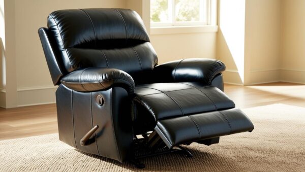 Taxzek Black Recliner Sofa Set, 3+2+1 Seater, 200 cm/148 cm/92 cm Width, Living Room Furniture - Image 3