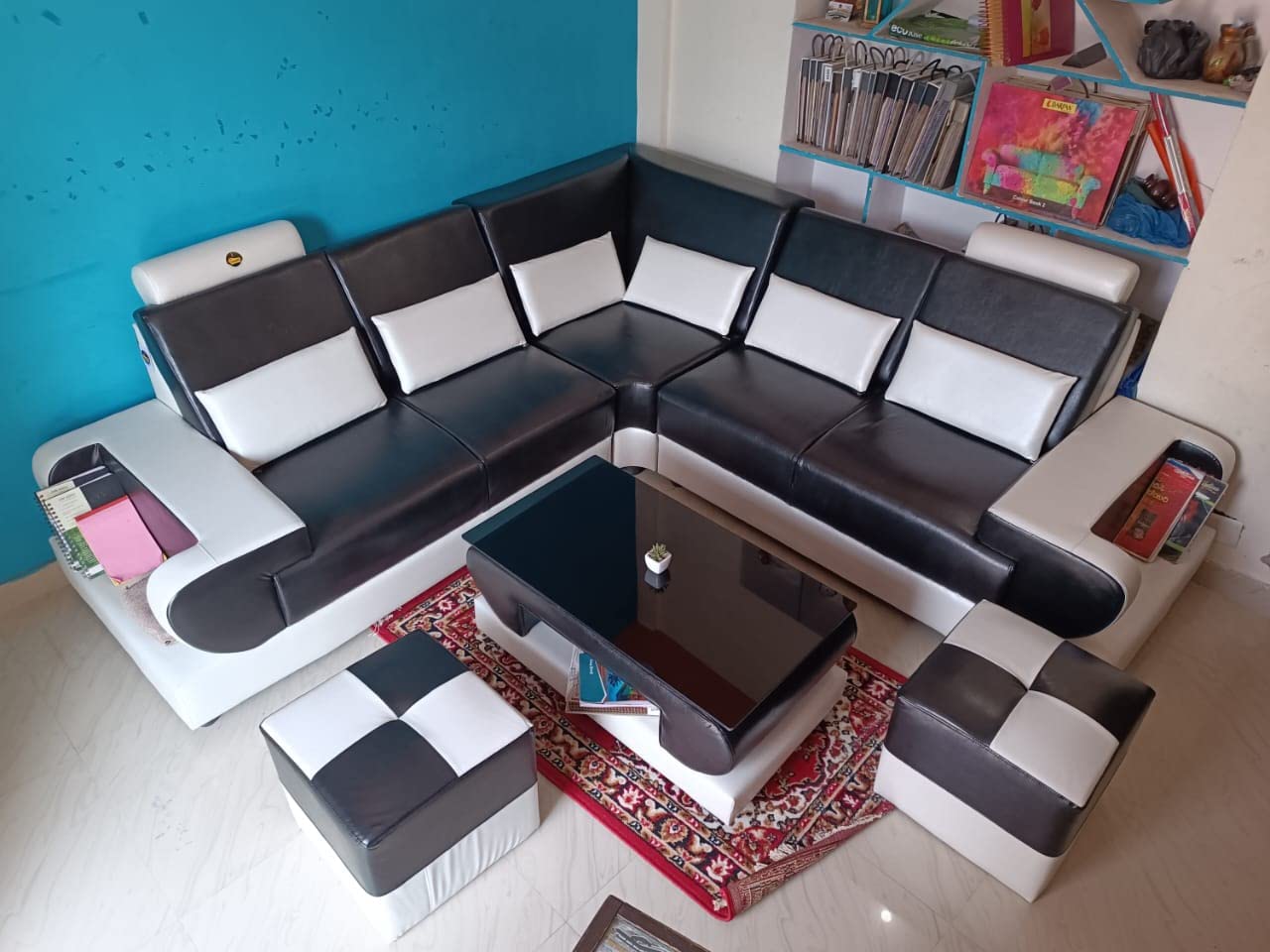 taxzek l shape sectional wooden sofa set with storage handles (?0.85d x 2.5w x 0.8h meters, black) taxzek l shape sectional wooden sofa set with storage handles (?0.85d x 2.5w x 0.8h meters, black)