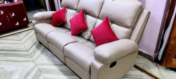 Taxzek 3+2 Fully Recliner Sofa Set with Power Headrest, Lumbar Support, armrest, Throw Pillow for Back Support and Decoration - Image 6