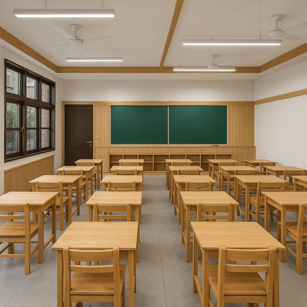 Commercial Interiors class room interior