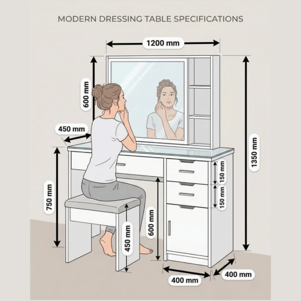Bedroom Interiors dressing table
