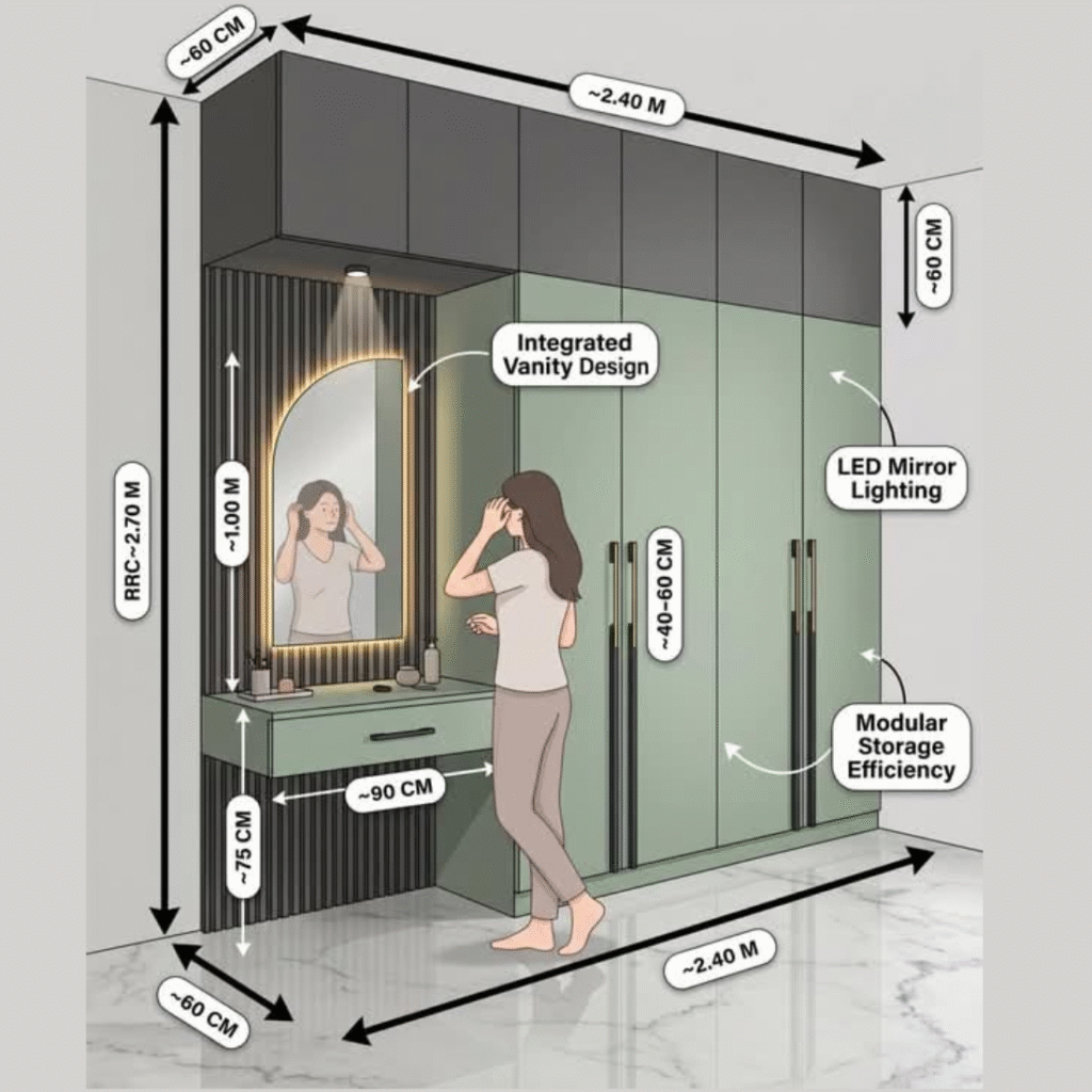 Bedroom Interiors WARDROBE