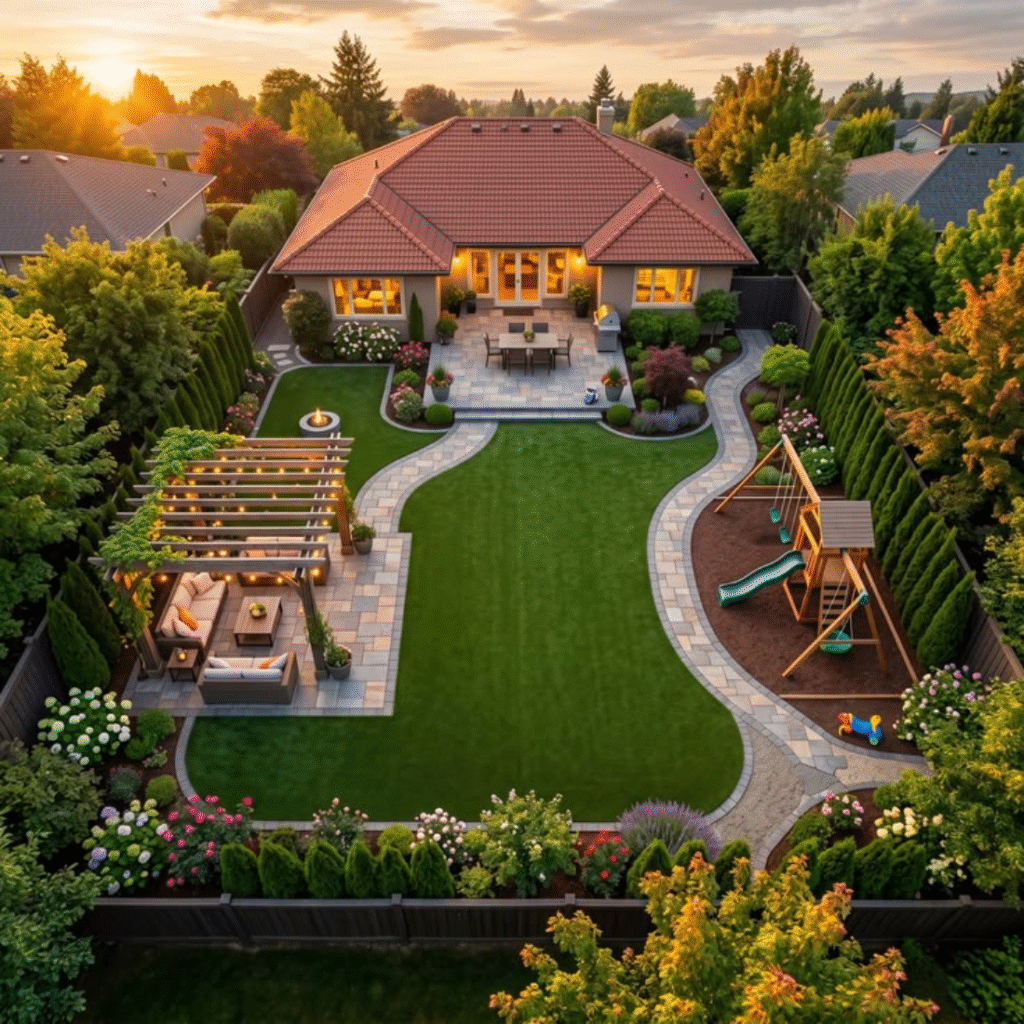 Landscaping Interiors FARMHOUSE LANDSCAPING